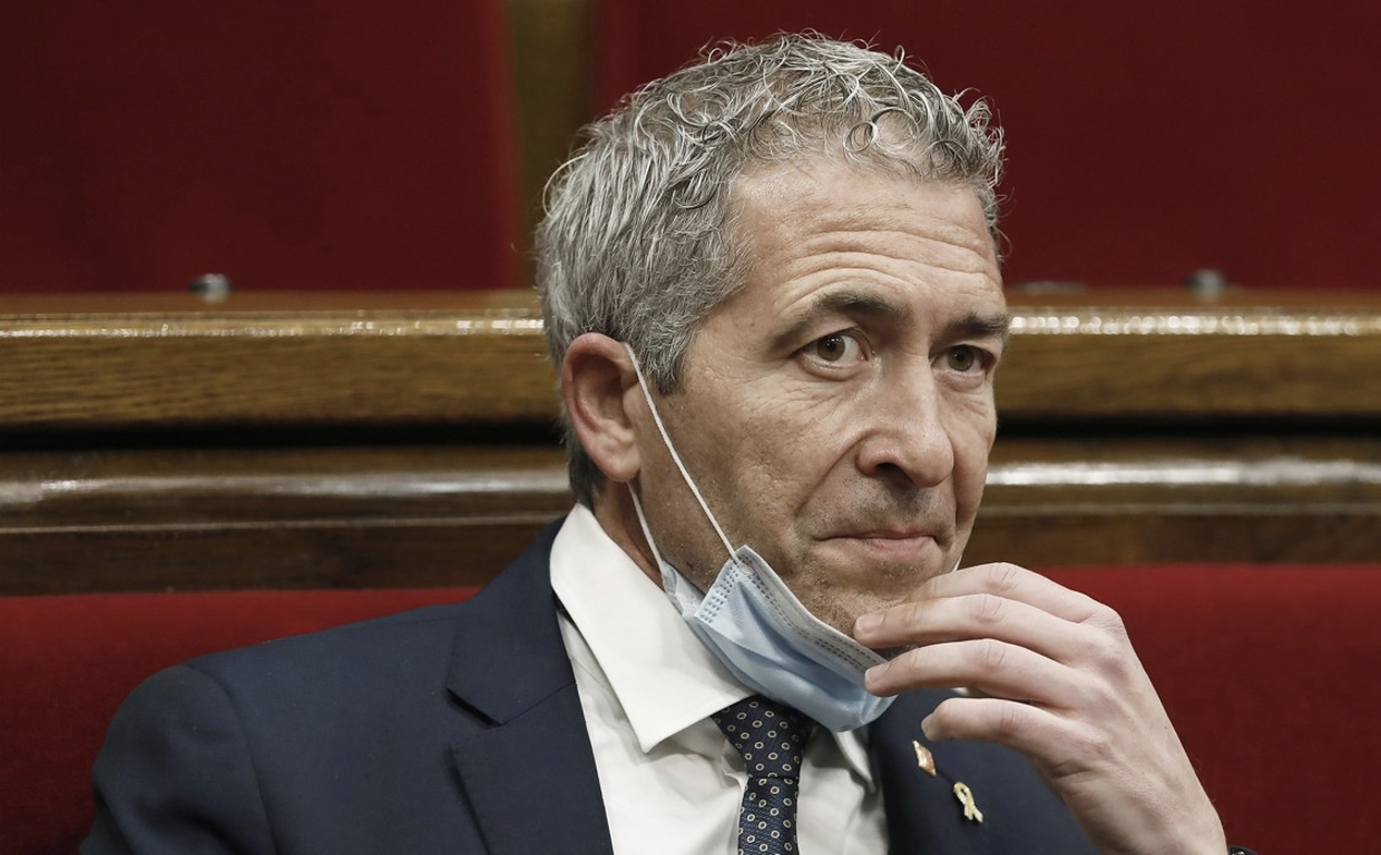 Josep Gonzàlez-Cambray, consejero de Educación, en el Parlamento de Cataluña