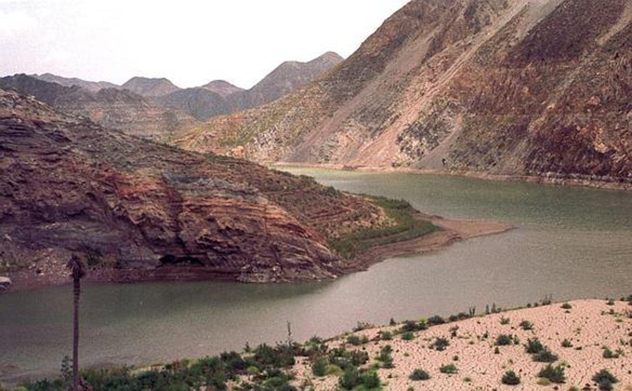 Imagen del pantano Cuevas de Almanzora