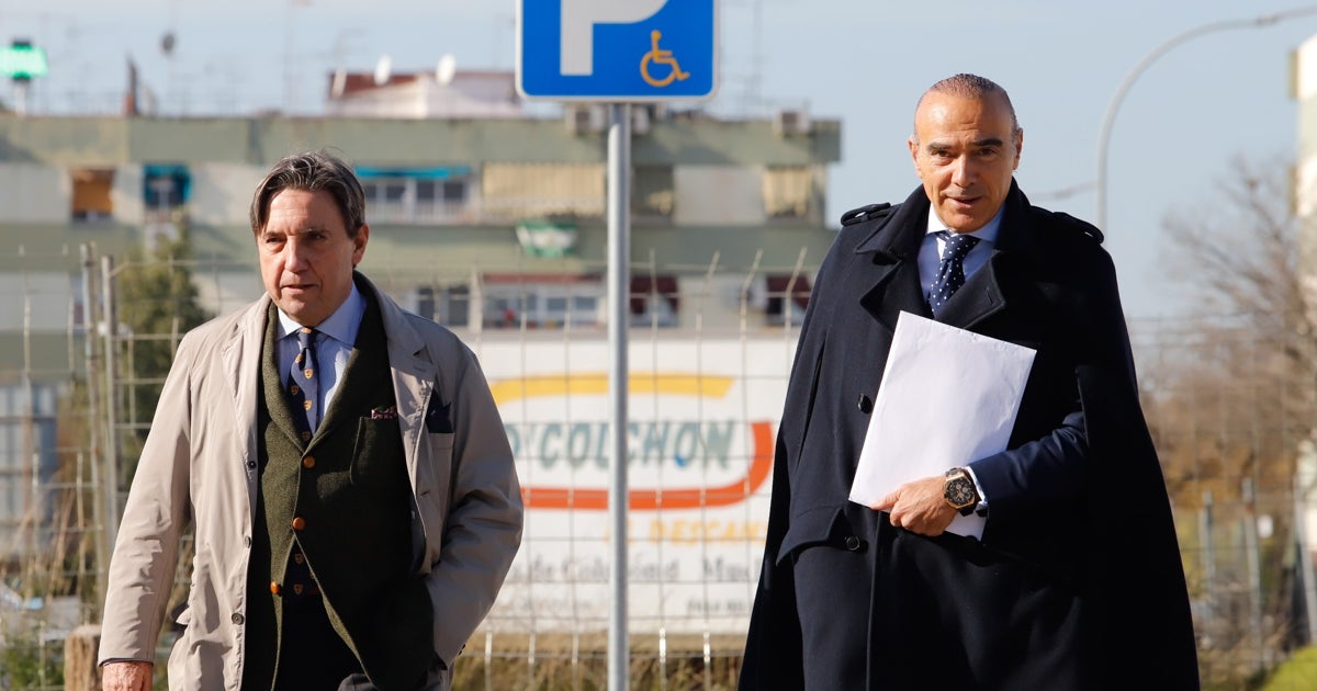 Joaquín Zulategui y Luis Oliver, en la Ciudad de la Justicia de Córdoba