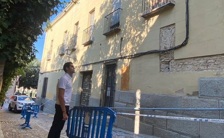 Ciudadanos alerta del mal estado del edificio San Juan de Dios en pleno casco de Toledo