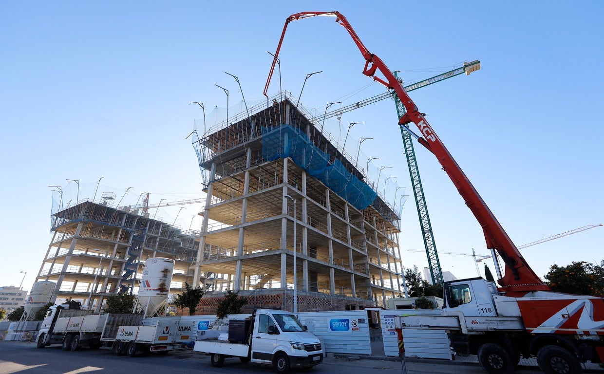 Imagen de una promoción en construcción en la ciudad de Córdoba