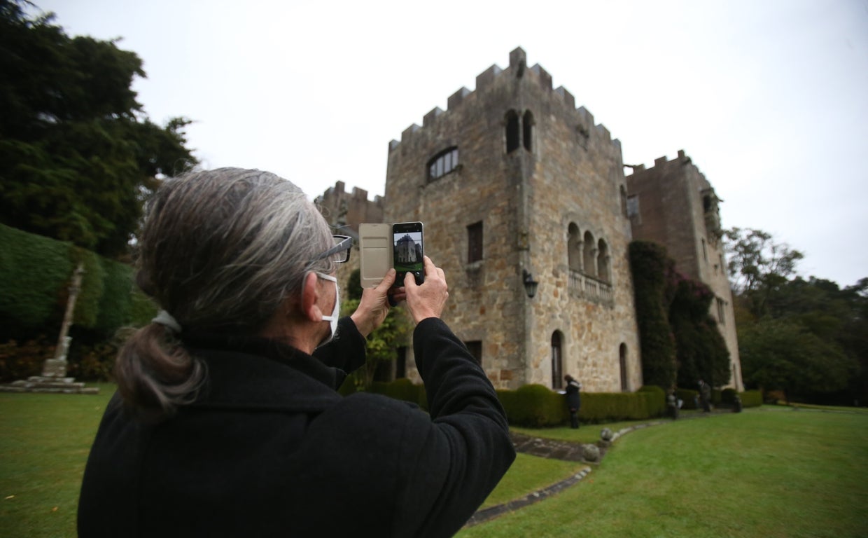 Vista exterior del Pazo de Meirás