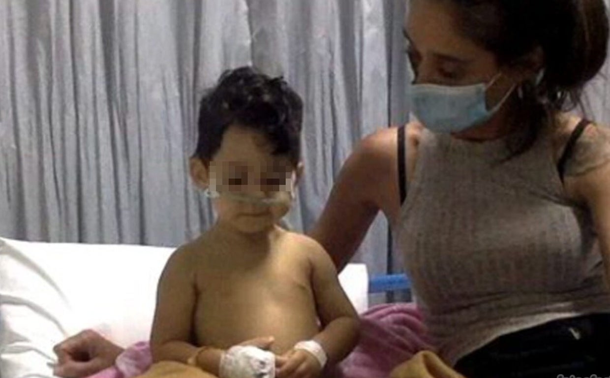 Mateo y su madre, Sonia