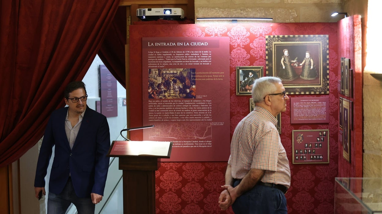 La exposición sobre la visita de Felipe II a Córdoba, en imágenes