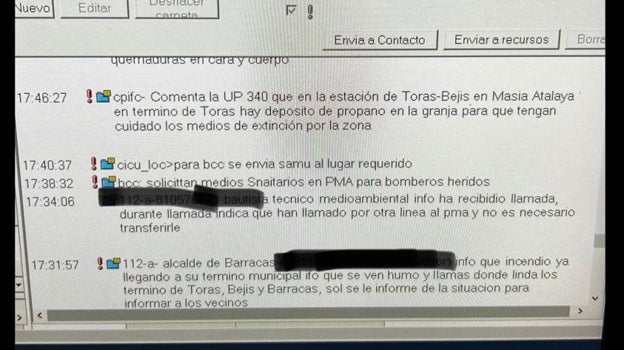 Choque entre el PP y la Generalitat por una alerta desconocida sobre el incidente del tren en Bejís