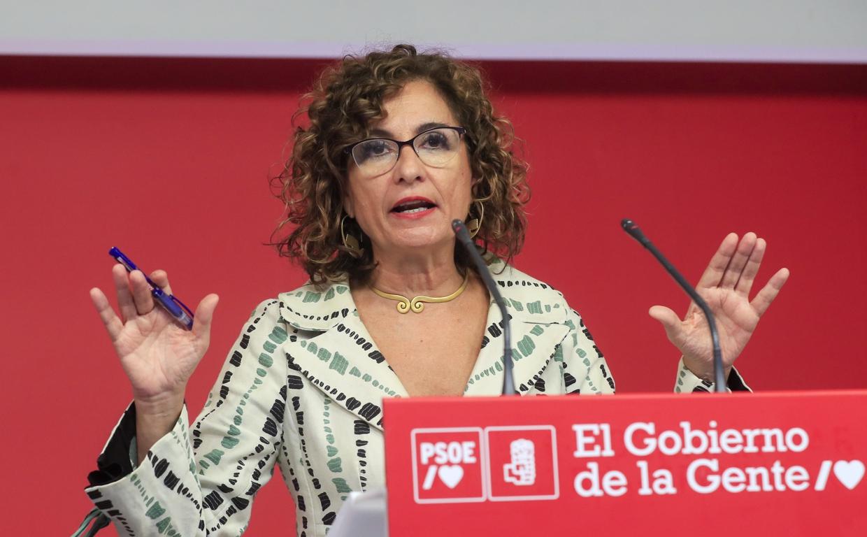 María Jesús Montero, ministra de Hacienda