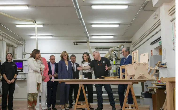 La Reina Letizia inaugura el curso de FP en el centro Aguas Nuevas de Albacete