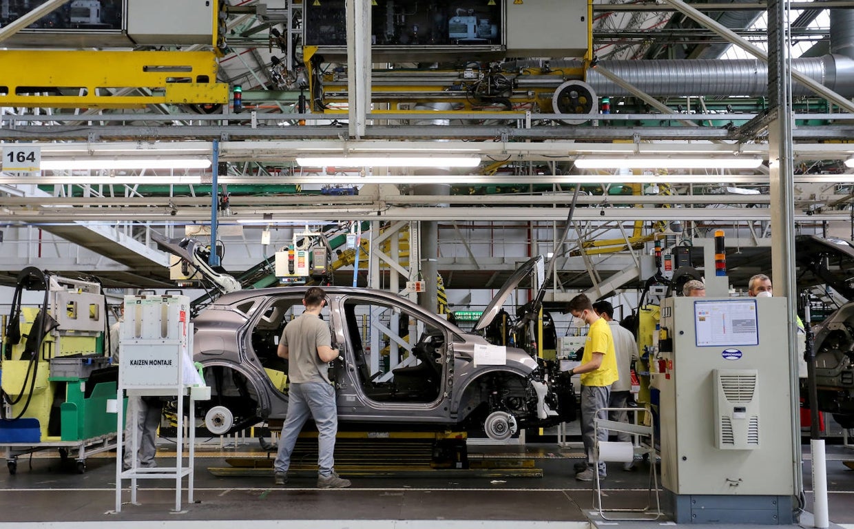 Montaje en la factoría de Renault en Valladolid