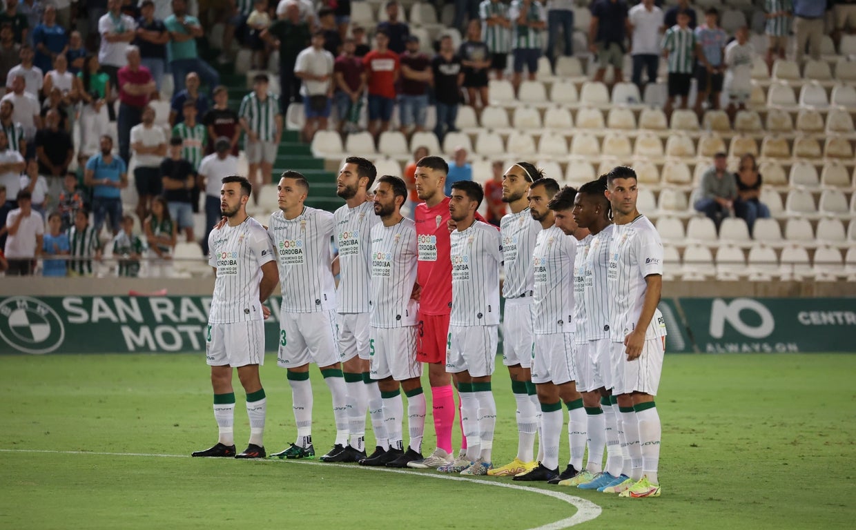 El Córdoba CF, en un partido de este curso