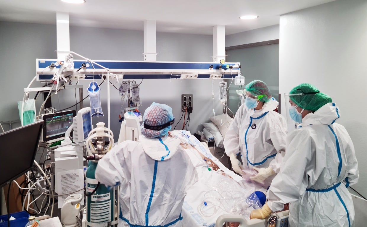 UCI del complejo hospitalario de Salamanca