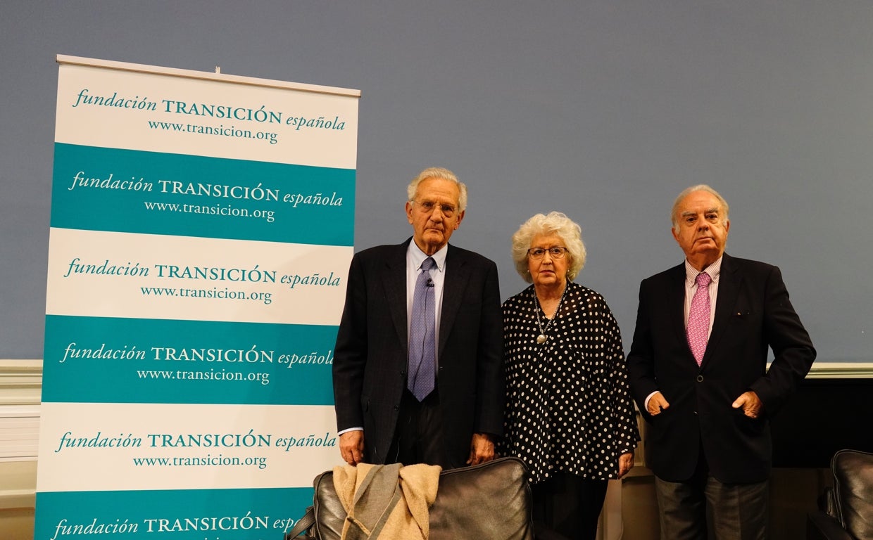 Rafael Arias-Salgado, Teresa Freixes y José Varela Ortega