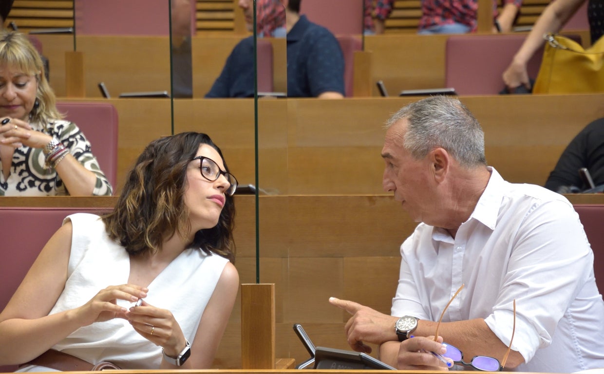 Imagen de archivo de Aitana Mas y Joan Baldoví