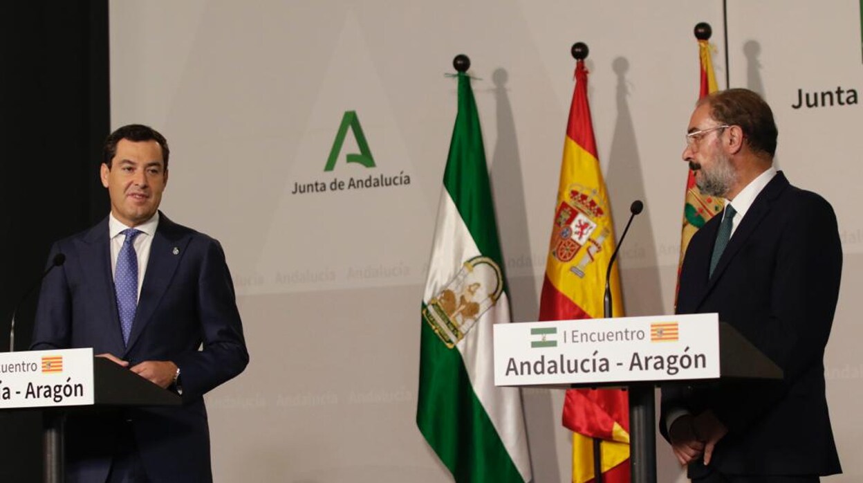 Javier Lambán desafía a Pedro Sánchez: «Un país no solo se construye desde la Moncloa»