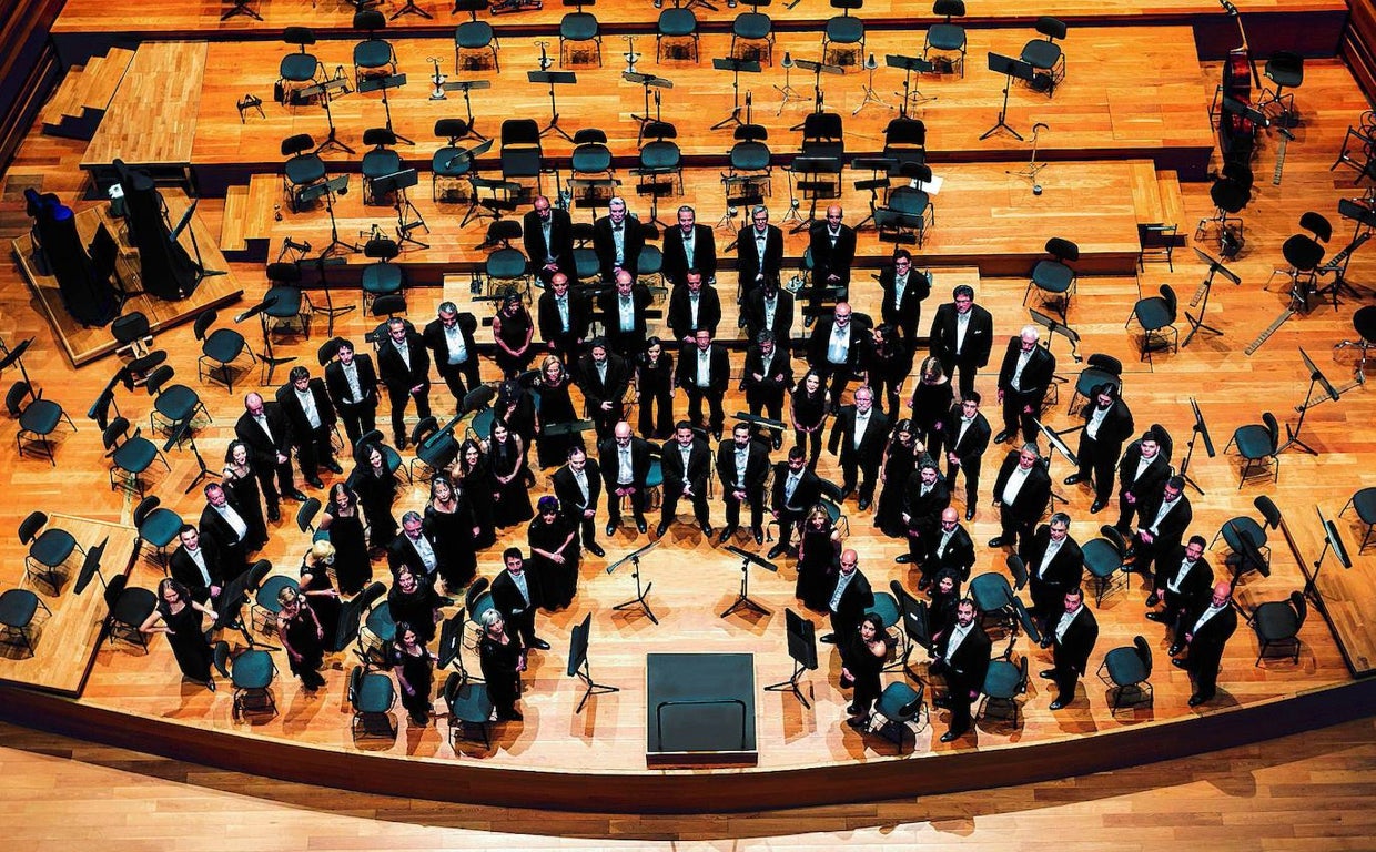 La Orquesta Sinfónica de Castilla y León, en una imagen de archivo