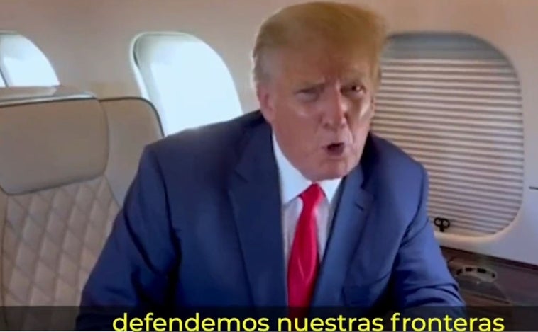 El mensaje de apoyo de Trump a Vox: «Abascal, enhorabuena por tu increíble trabajo»