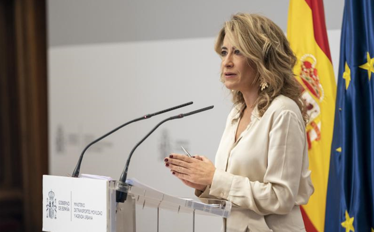 Raquel Sánchez, ministra de Transportes