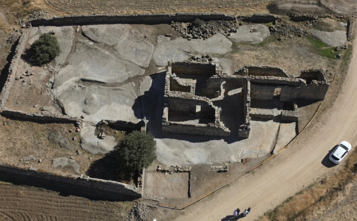 Fotografía aérea de san Pedro de la Mata