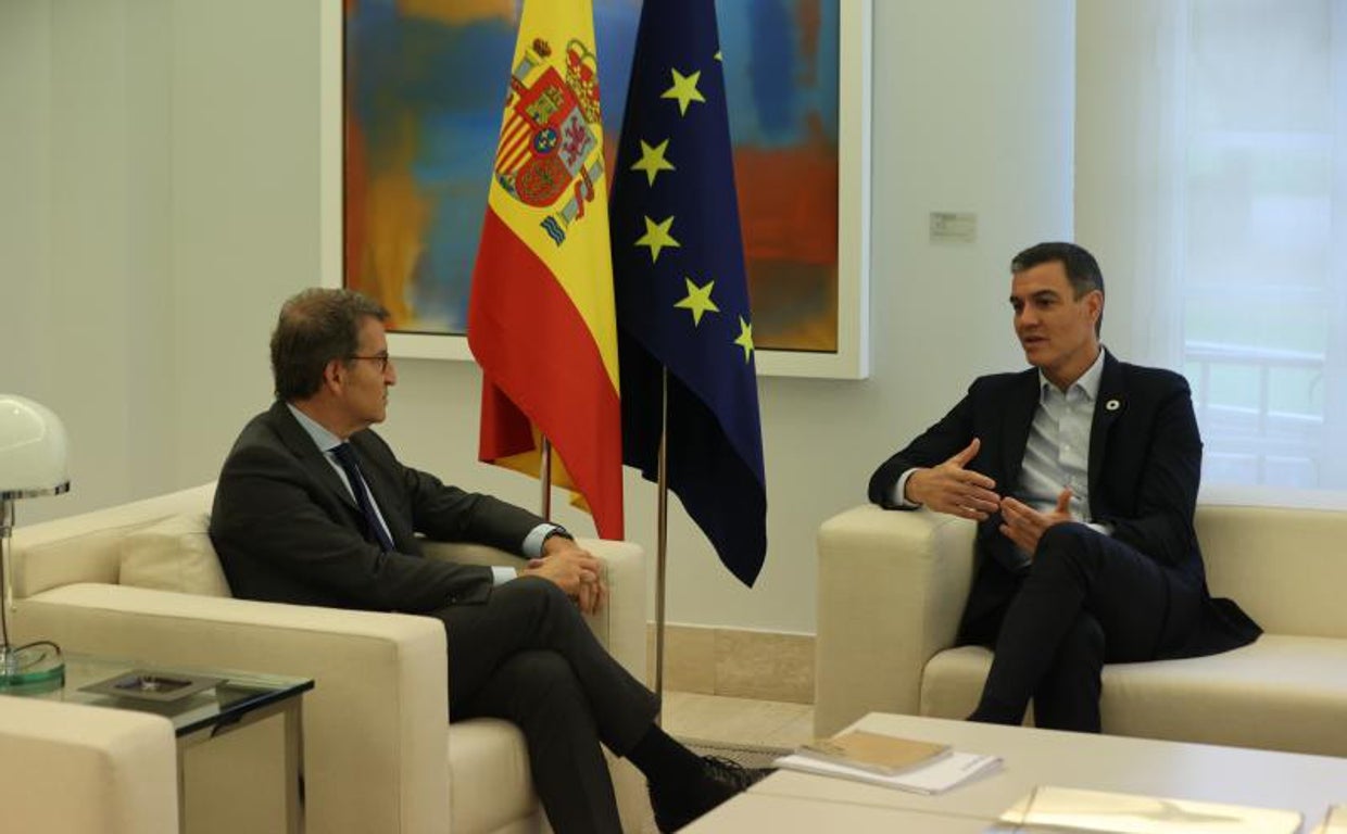 Pedro Sánchez y Alberto Núñez Feijóo