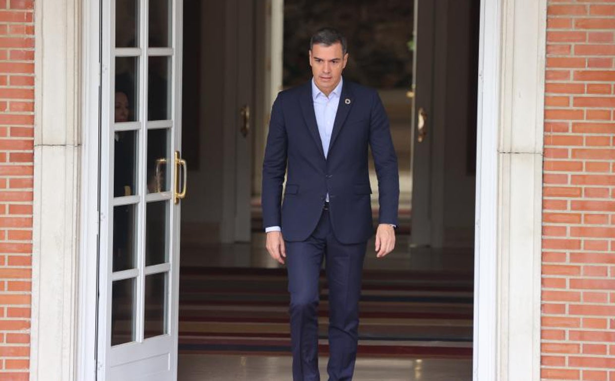 El presidente del Gobierno, Pedro Sánchez