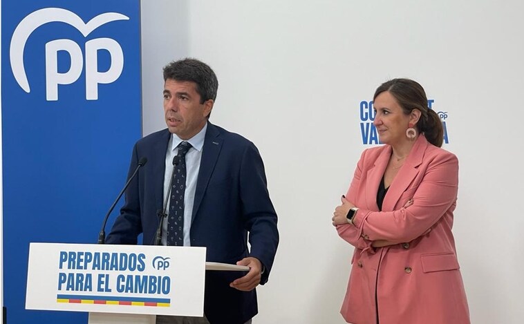 Carlos Mazón reprocha a Ximo Puig que «vuelva con las manos vacías» de Madrid por la financiación autonómica y la inversión