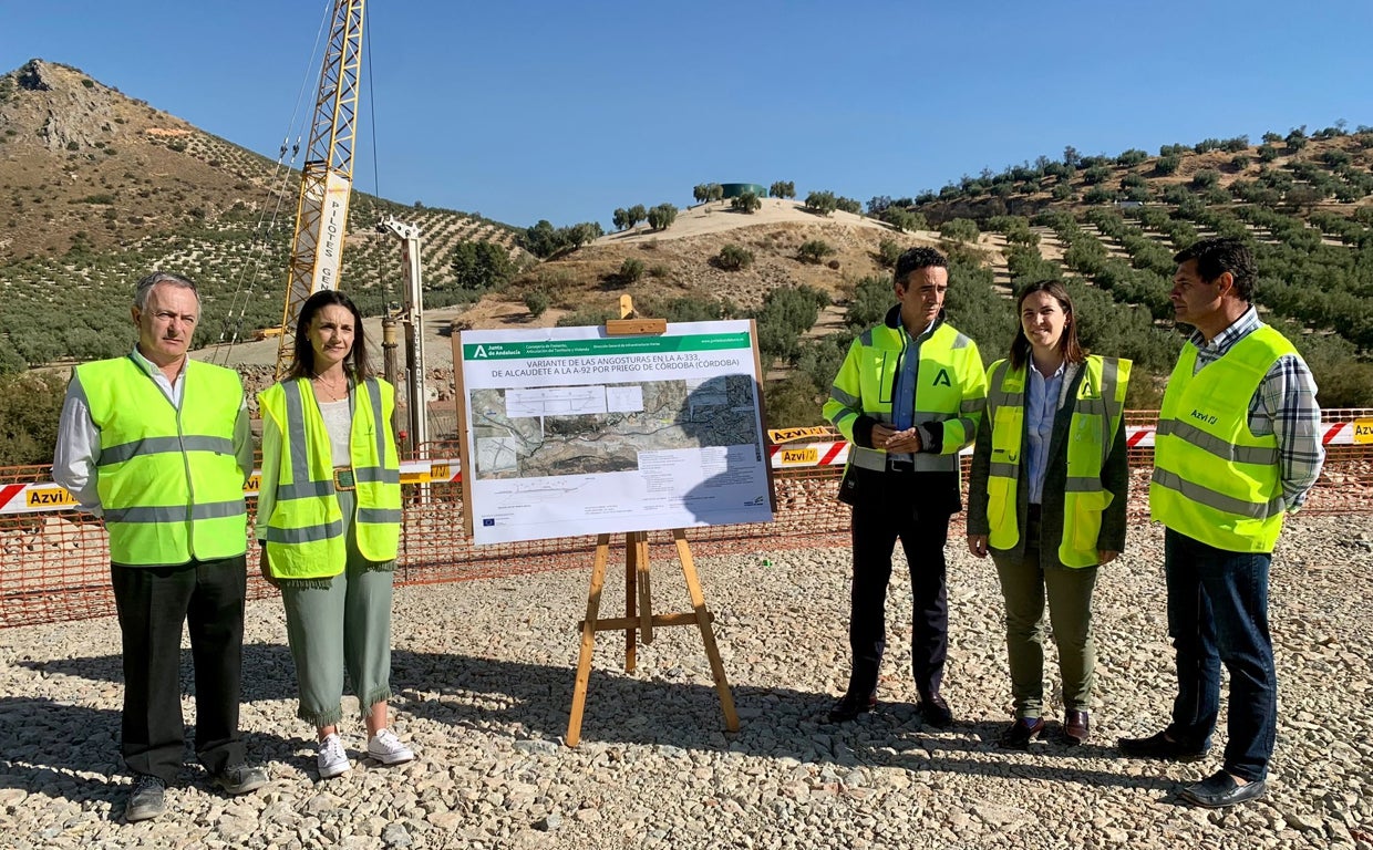 La obra de la Variante de las Angosturas en Priego de Córdoba se encuentra al 16% de su ejecución