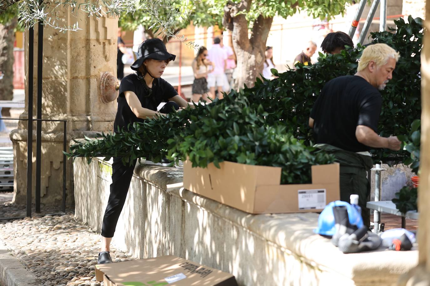Festival Flora Córdoba 2022 | El montaje de las instalaciones, en imágenes