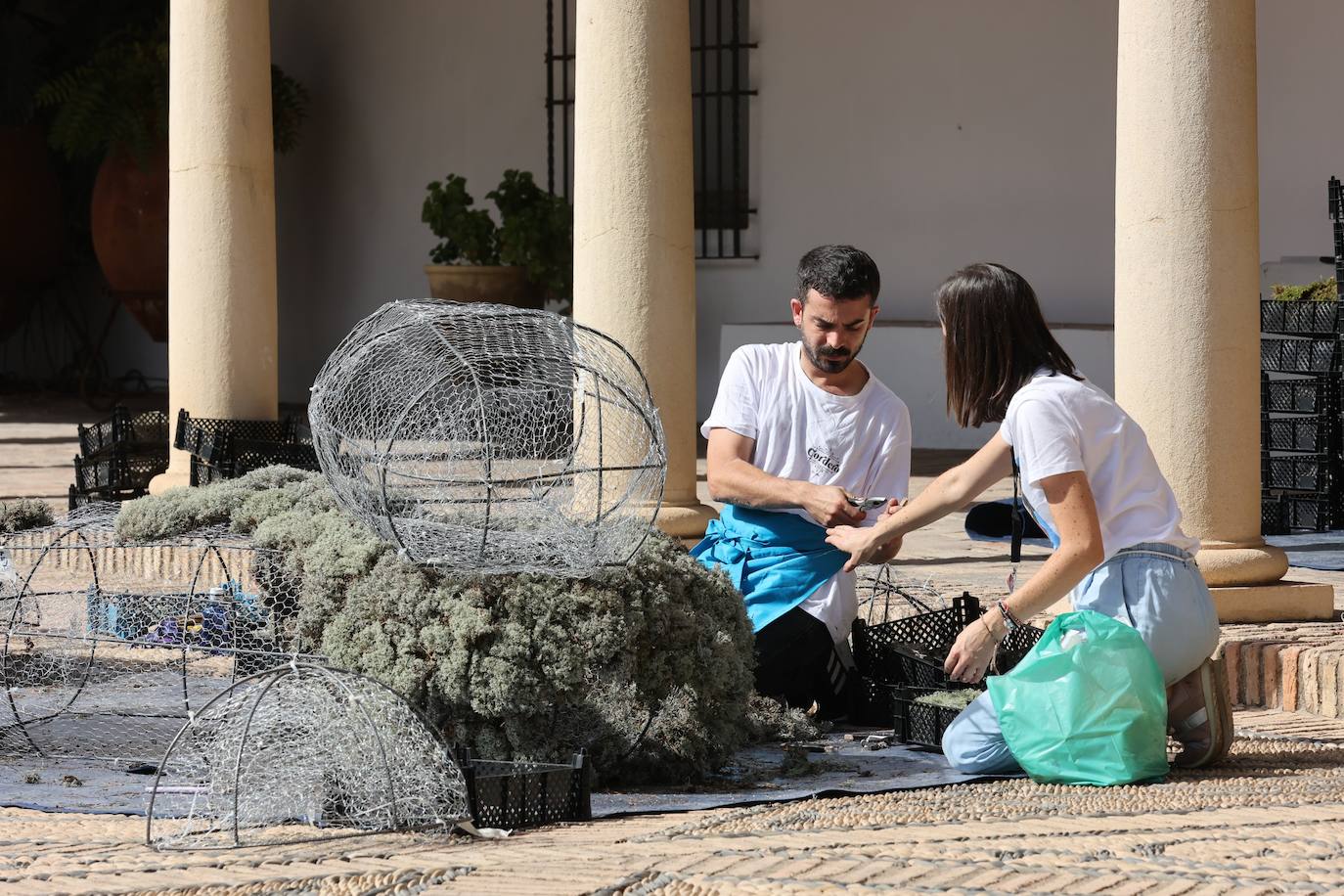Festival Flora Córdoba 2022 | El montaje de las instalaciones, en imágenes