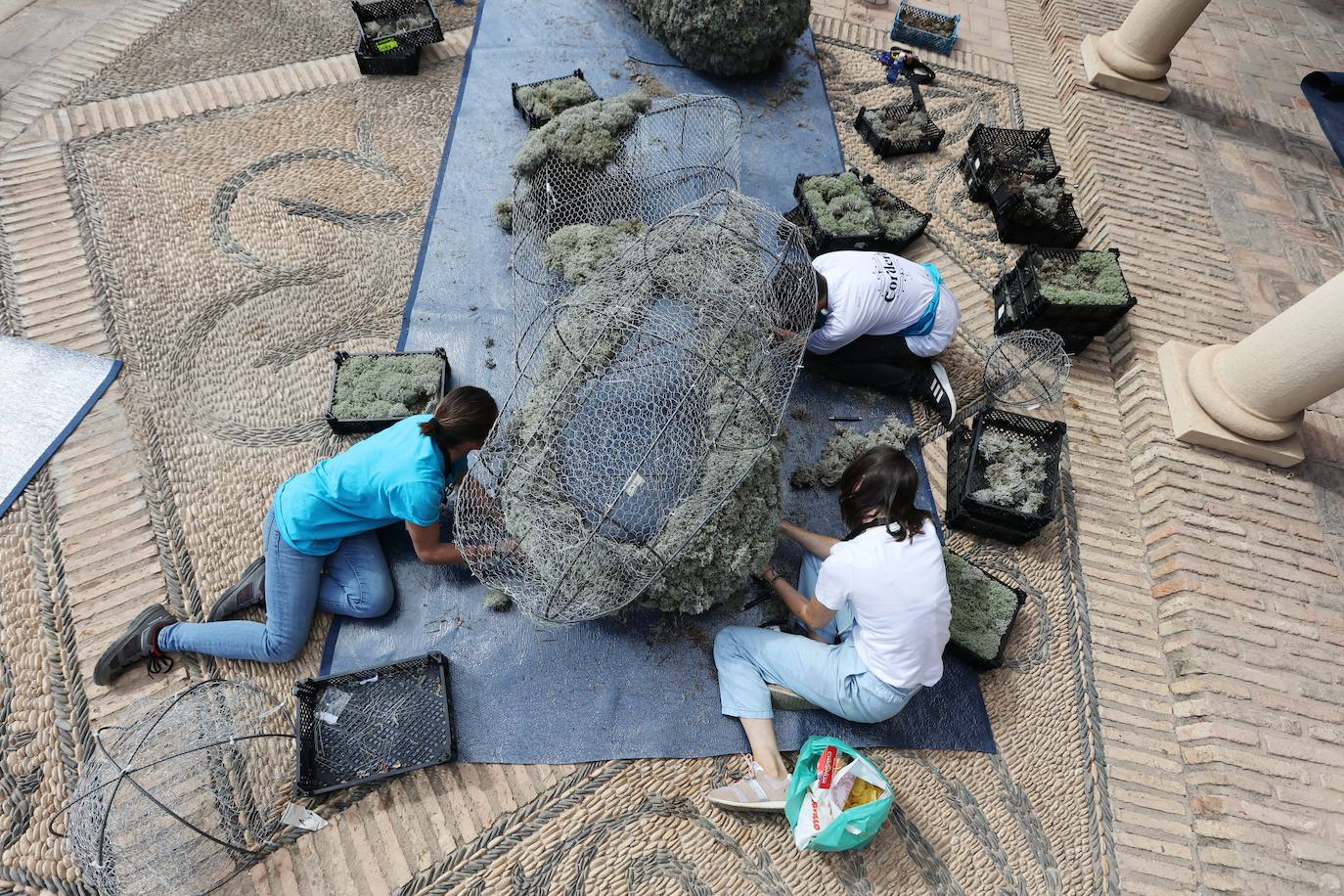 Festival Flora Córdoba 2022 | El montaje de las instalaciones, en imágenes