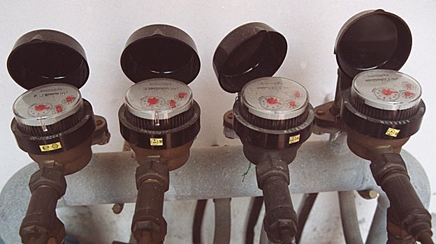 Contadores en un edificio de Córdoba