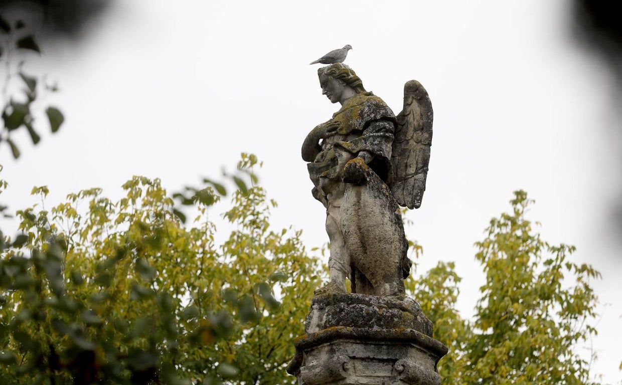 Uno de los triunfos dedicados a San Rafael en Córdoba