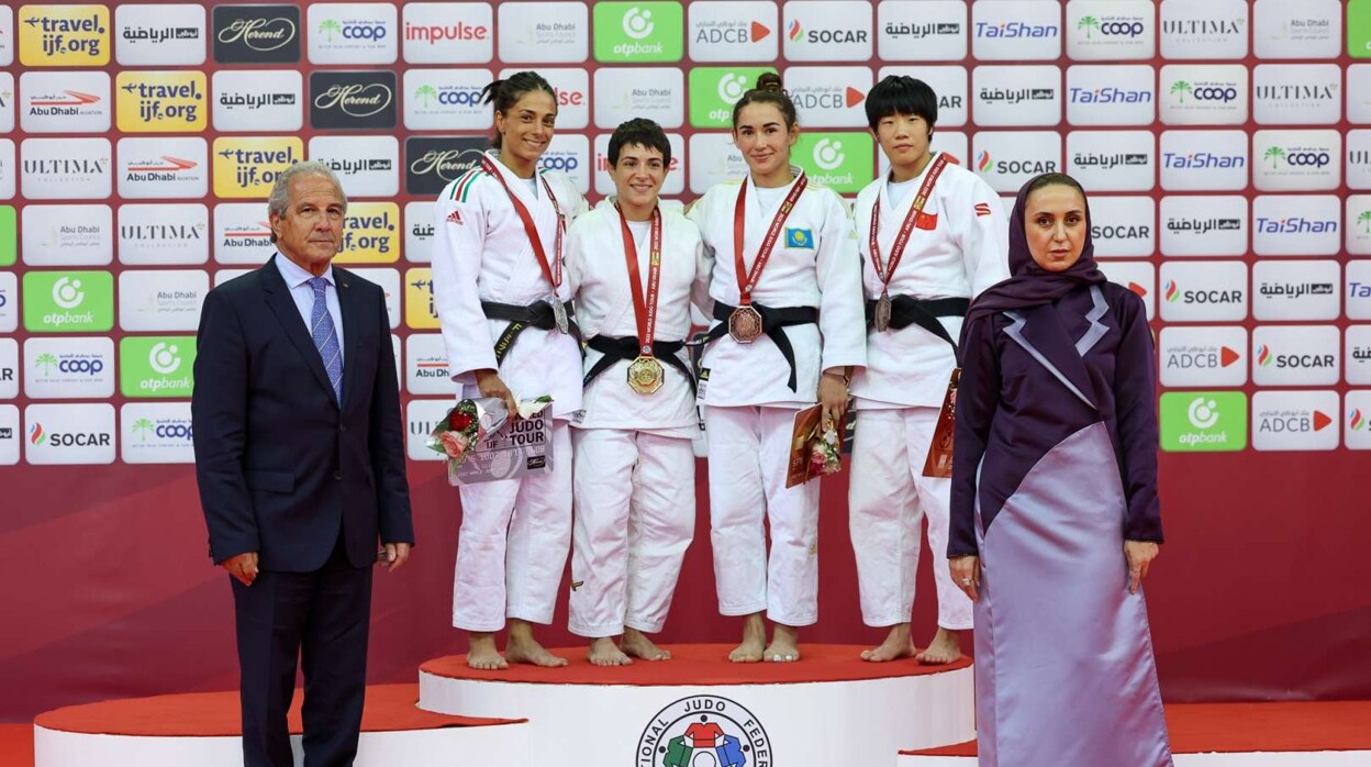 Julia Figueroa vuelve a lucir un oro en el Grand Slam de Abu Dabi