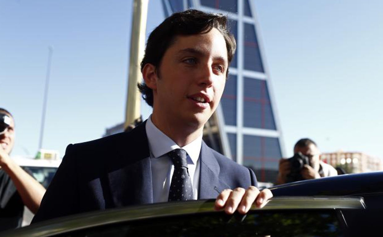 El pequeño Nicolás, a su salida de los juzgados de Plaza de Castilla