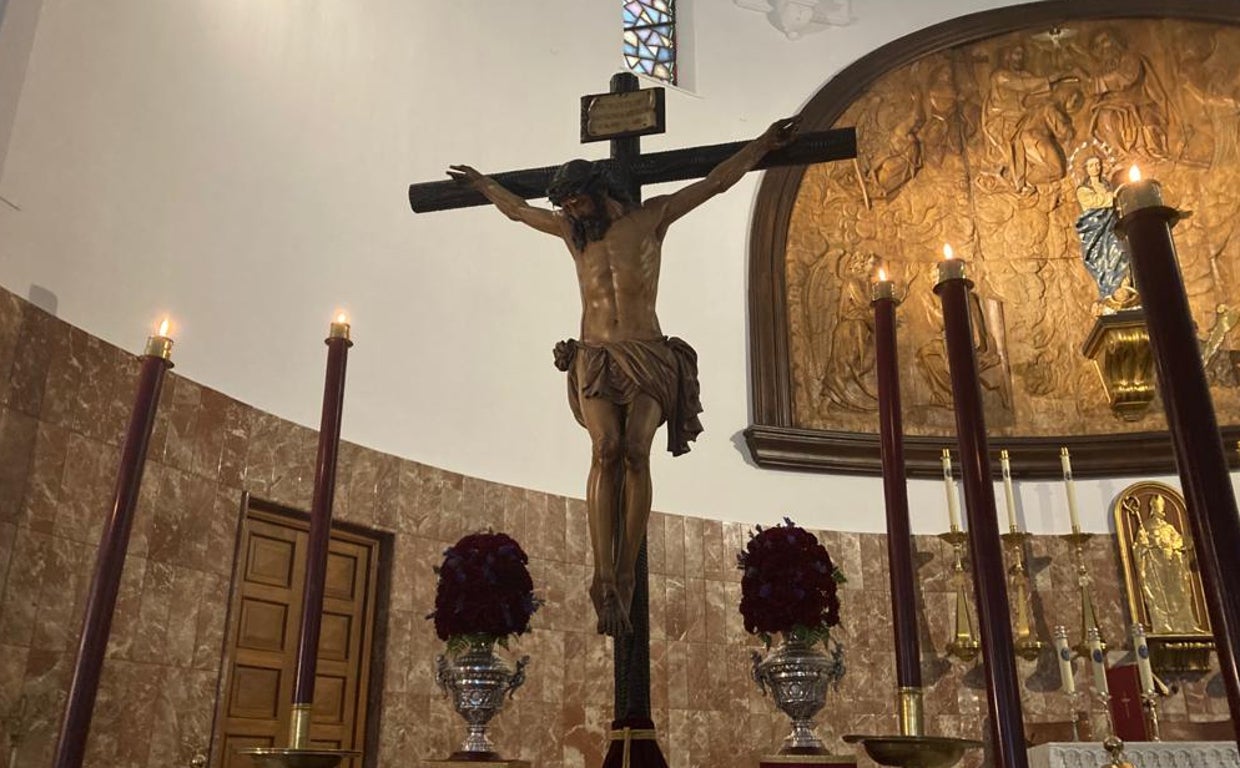 El Santísimo Cristo de la Confianza, recién restaurado, este viernes