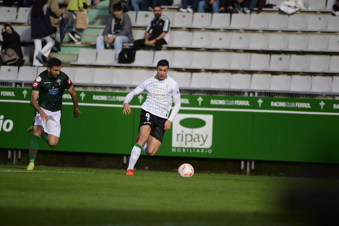 Las mejores imágenes del Racing de Ferrol - Córdoba CF en A Malata