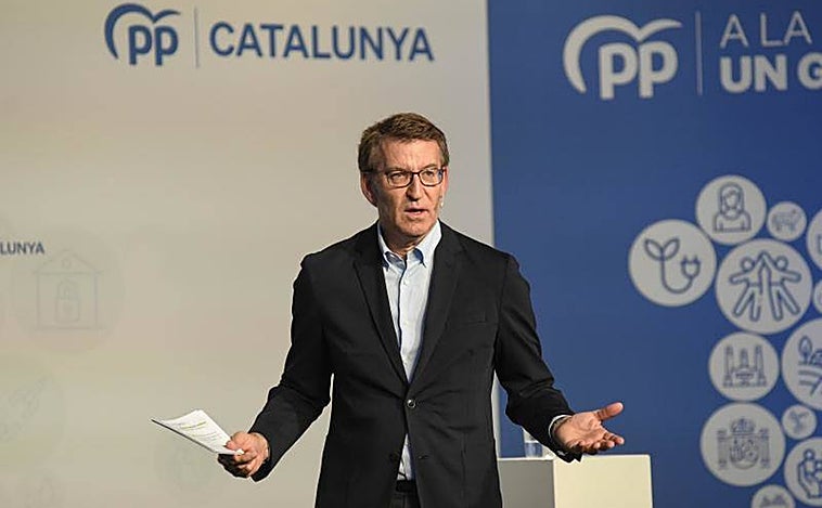 Feijóo presenta su oferta para la Cataluña 'posprocés': «Cuentas y no cuentos»