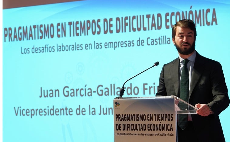 García-Gallardo reivindica «gobiernos austeros» como los de la salida de la crisis de 2008