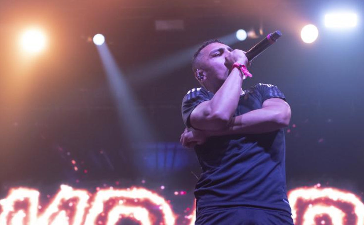 El rapero Morad durante su actuación en el Sónar
