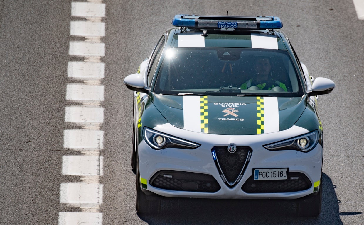 Un coche de la Guardia Civil