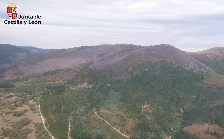 El incendio forestal de Valle de Mena (Burgos) baja a nivel 0 y se da por controlado