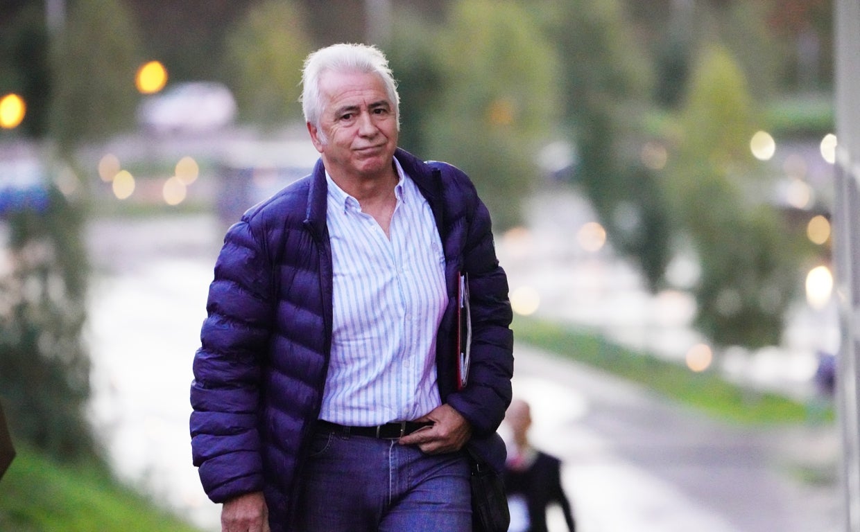 Antonio Martín Marugán, a su llegada a los juzgados