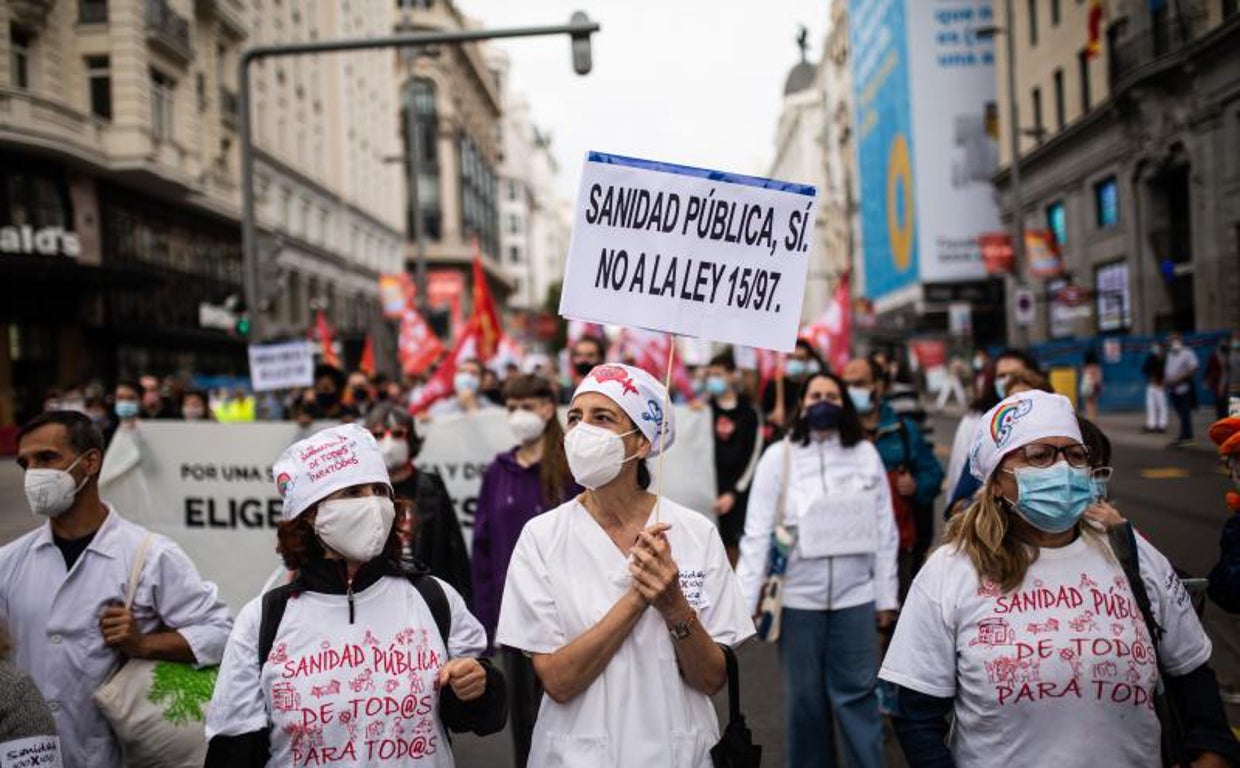 Protesta de la Sanidad pública
