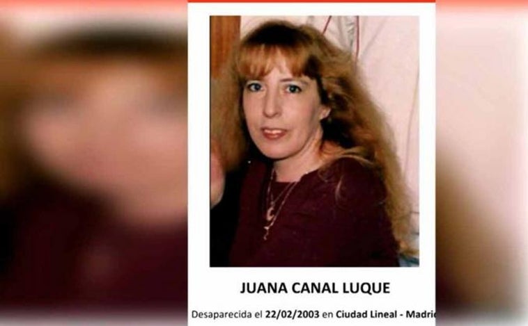 La expareja de Juana Canal confiesa que la descuartizó y se deshizo del cadáver en 2003