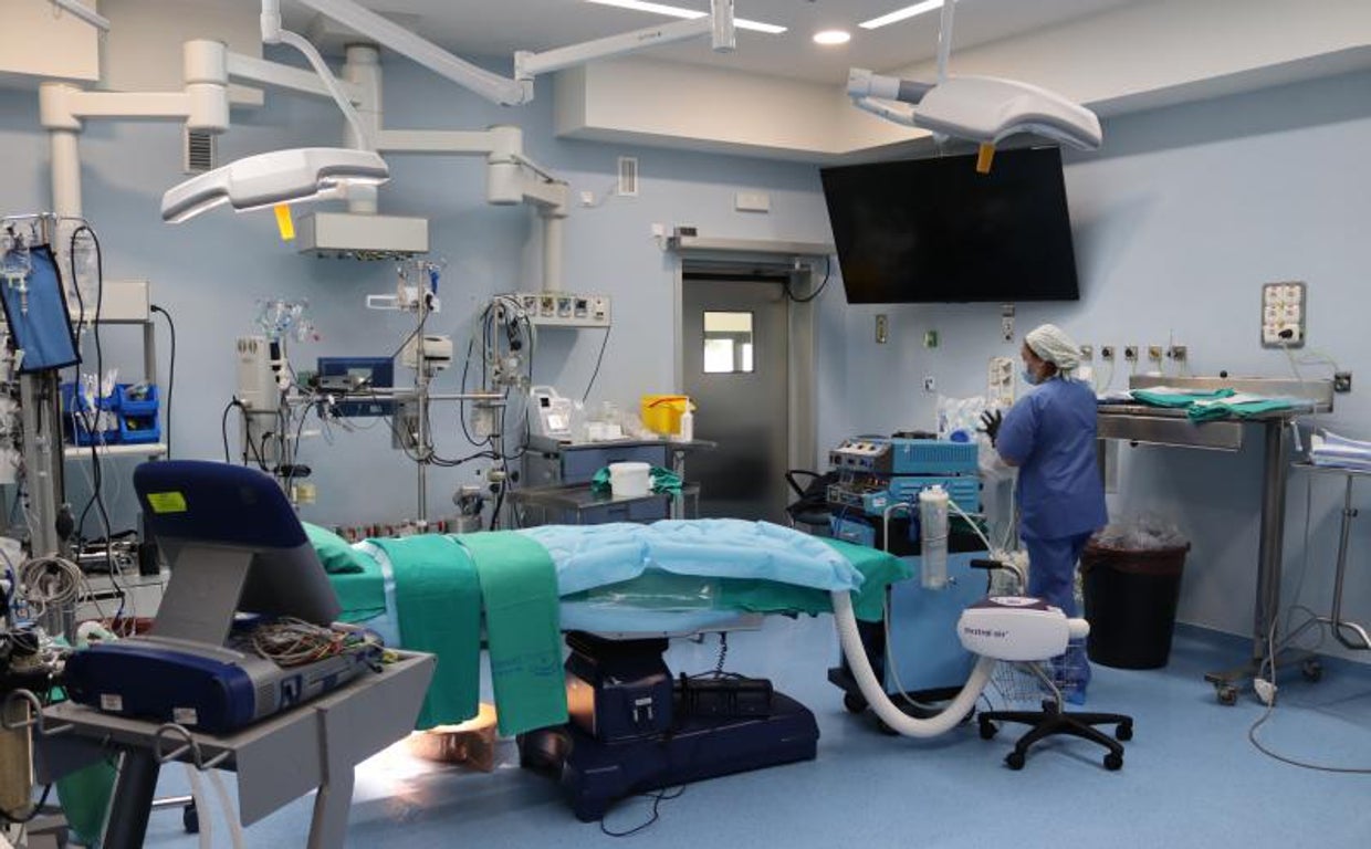 Quirófano del Hospital Universitario Reina Sofía de Córdoba