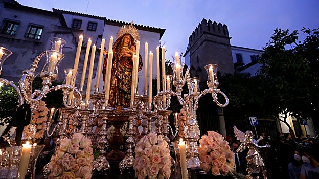 Nuestra Señora del Amparo, durante su procesión del pasado 1 de noviembre