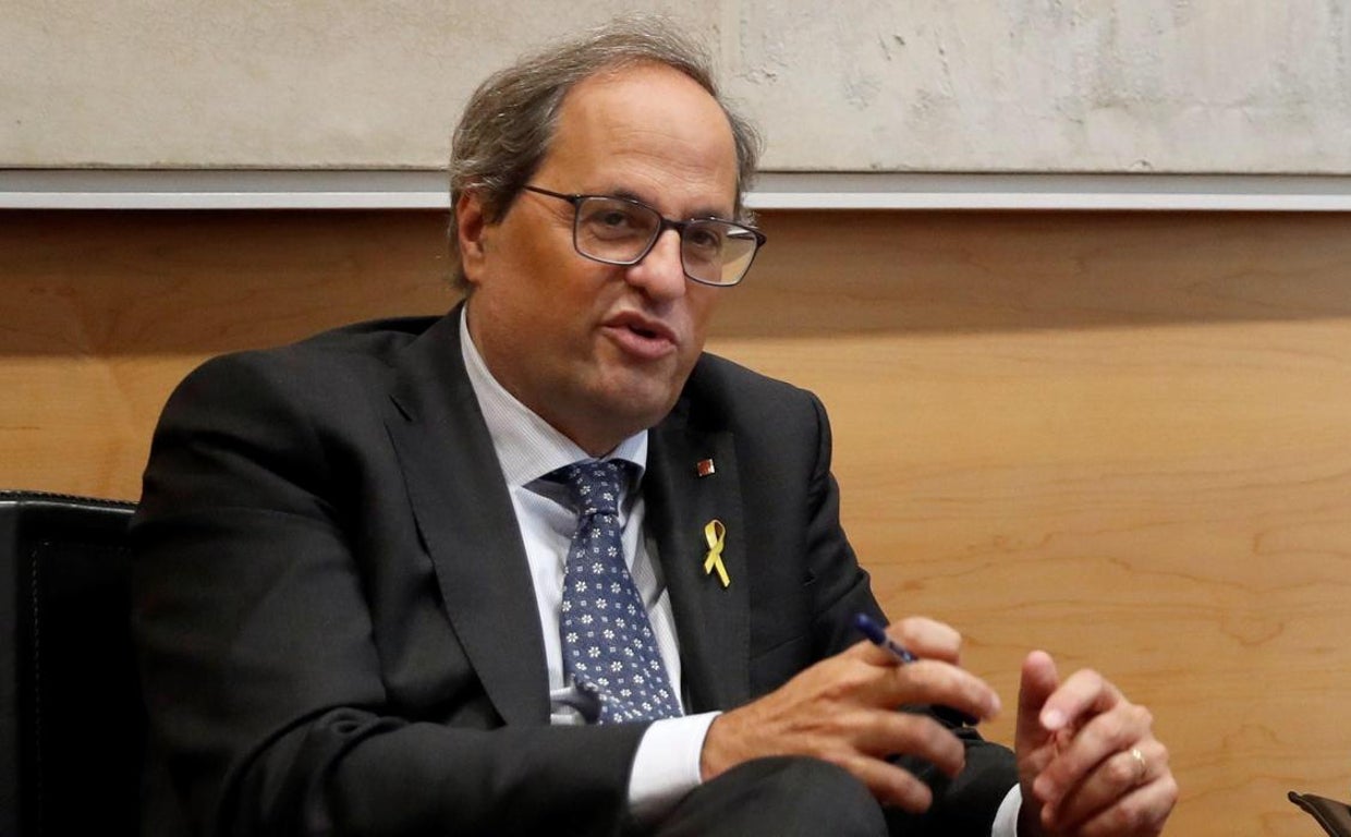 El expresidente de la Generalitat Joaquim Torra