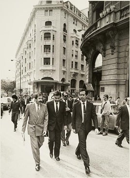 Imagen - Julio Feo junto a Felipe González en los ochenta