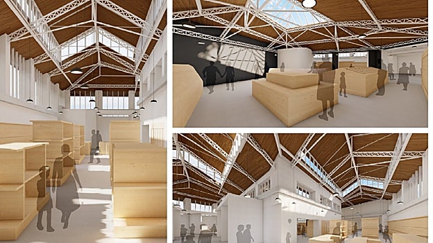 El proyecto incluye la recuperación de la estructura metálica oculta