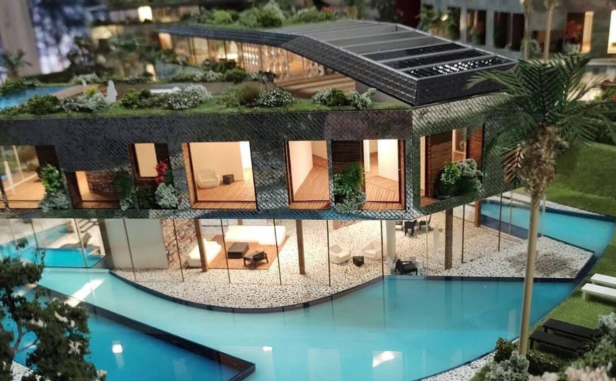 Recreación de una de las villas que se van a construir en Marbella