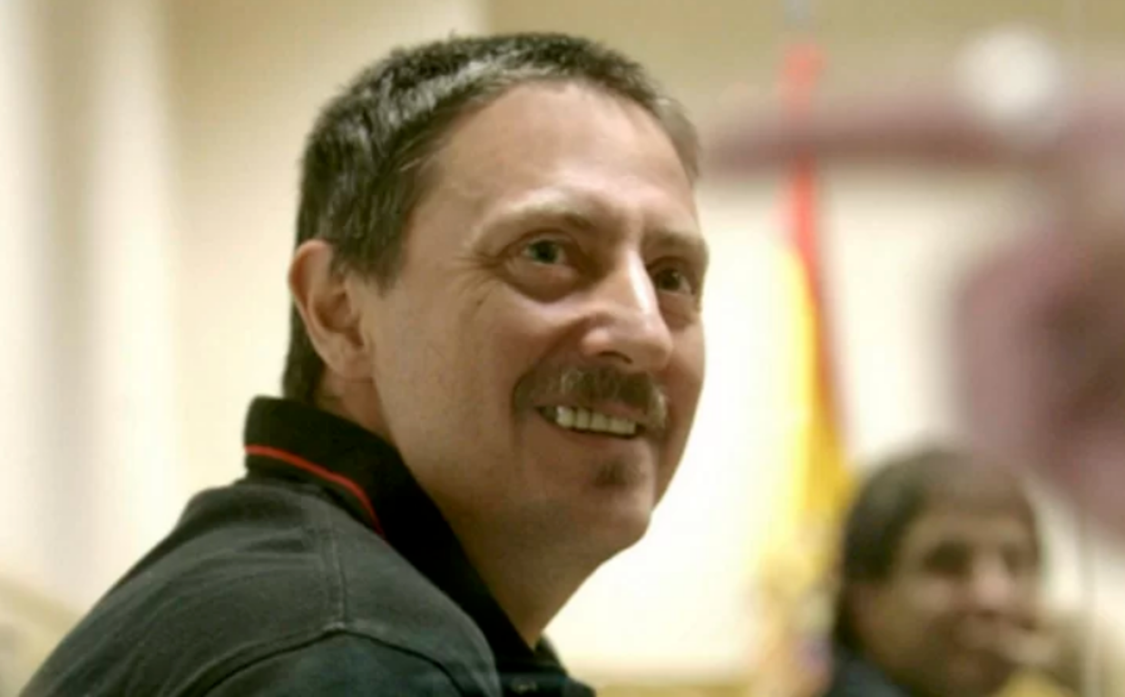 El preso de ETA Mikel San Argimiro, durante un juicio en la Audiencia Nacional