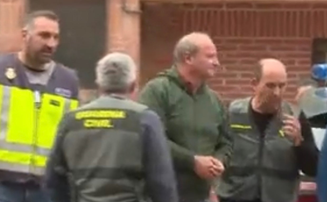 Jesús Pradales Herrero, en la Comandancia de la Guardia Civil de Ávila el jueves pasado